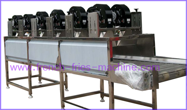 potato fries cooling machine